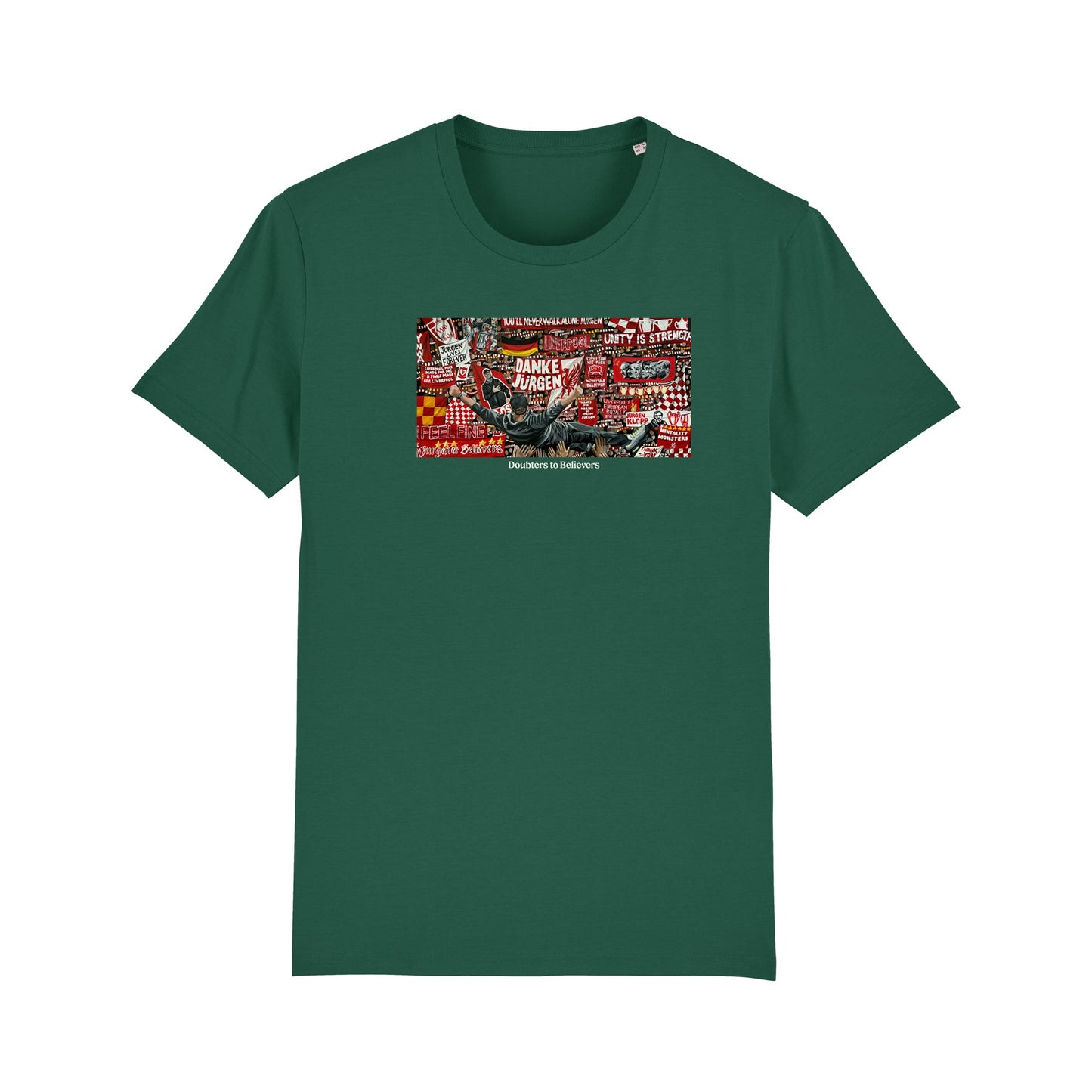 Doubters To Believers Tee by Abigail Rudkin