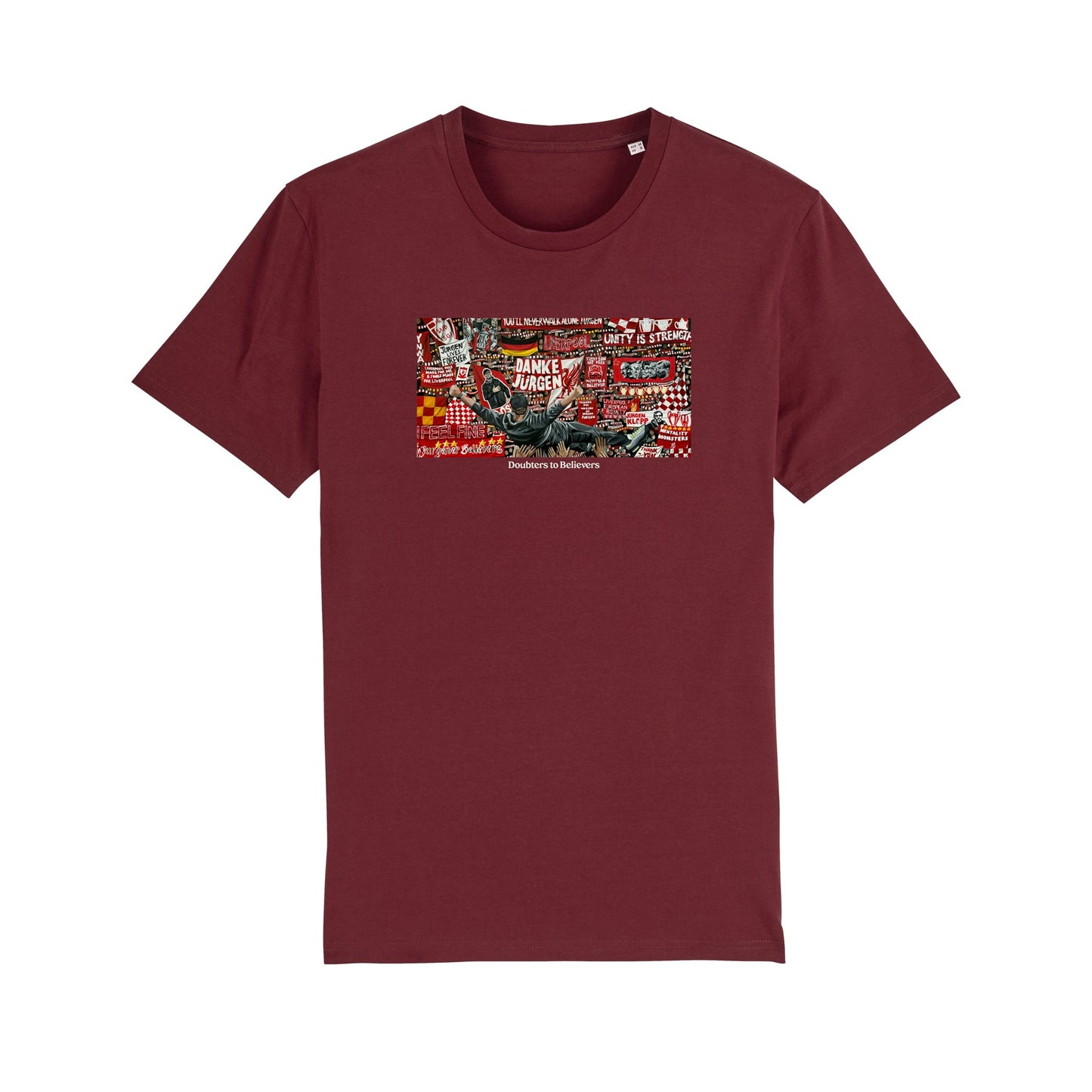 Doubters To Believers Tee by Abigail Rudkin