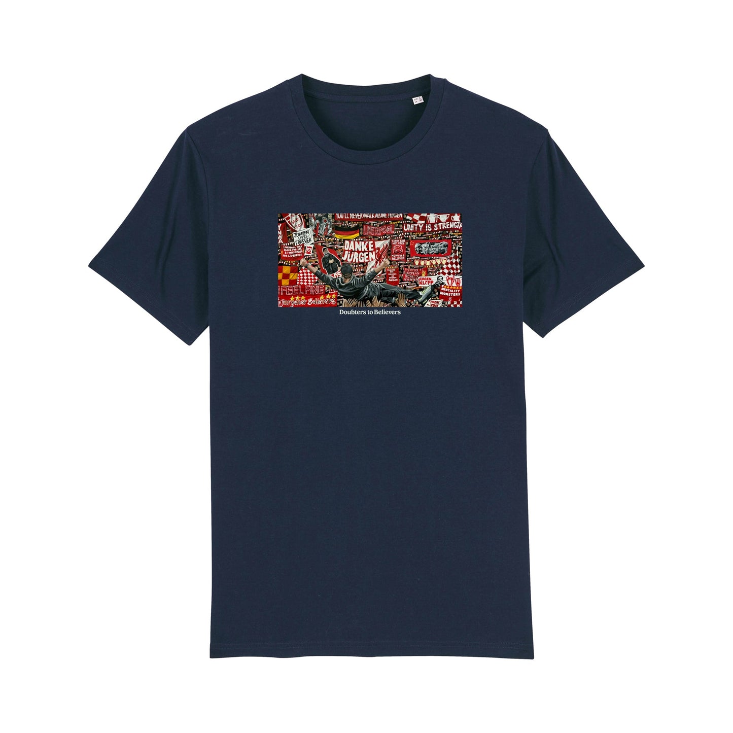 Doubters To Believers Tee by Abigail Rudkin