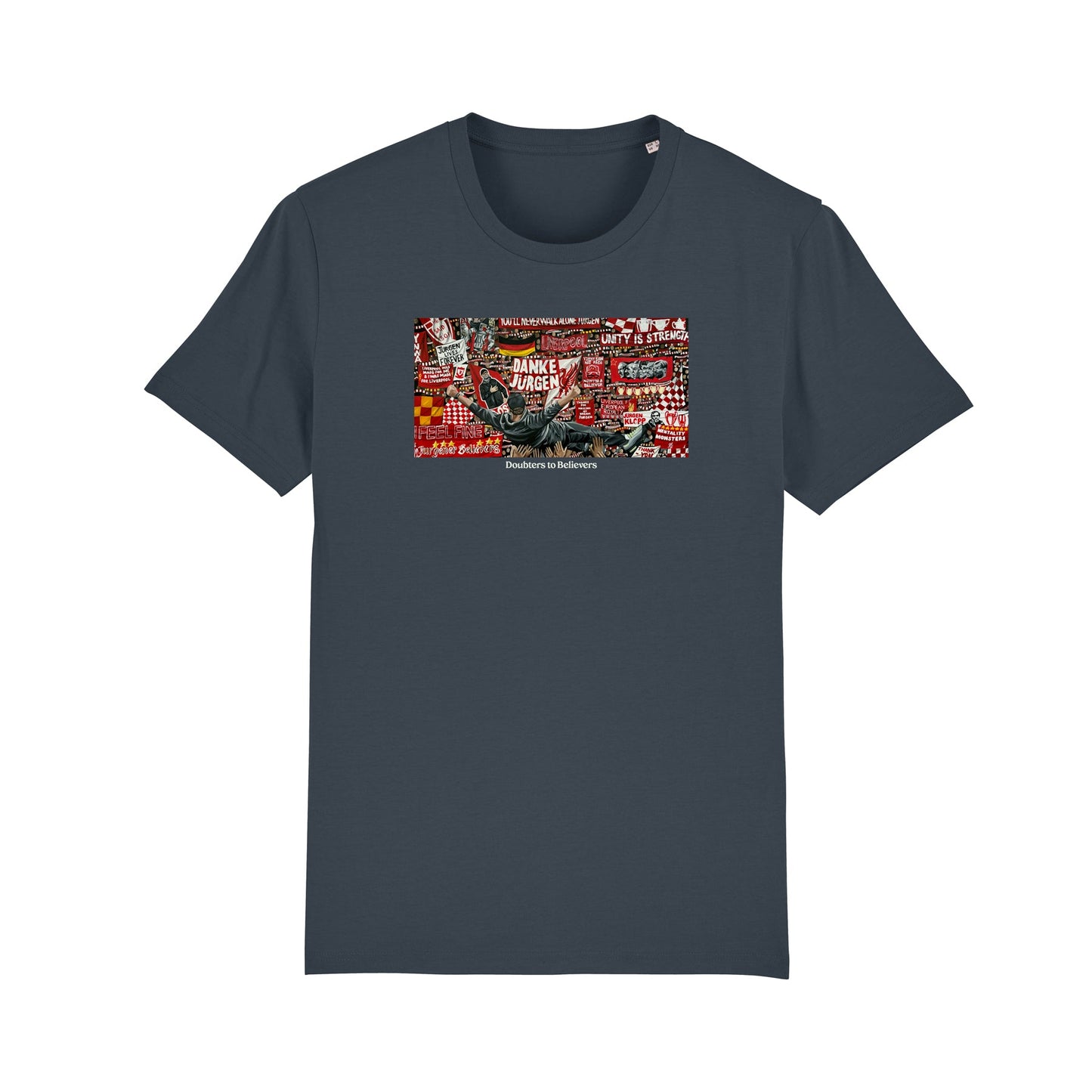 Doubters To Believers Tee by Abigail Rudkin