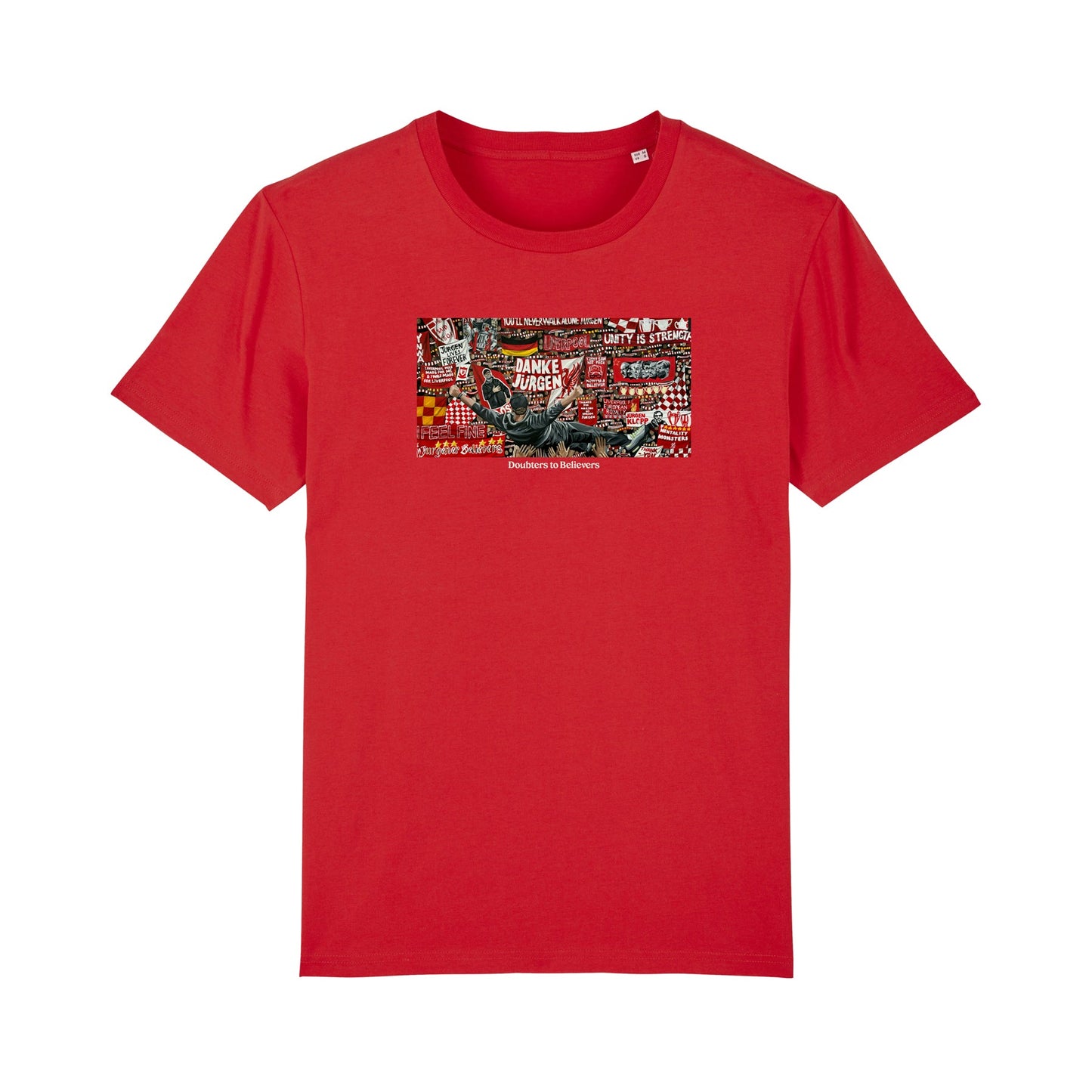 Doubters To Believers Tee by Abigail Rudkin