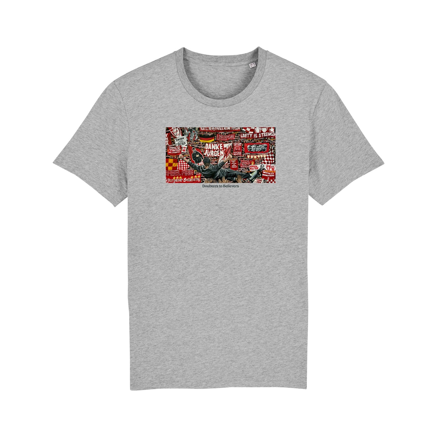 Doubters To Believers Tee by Abigail Rudkin