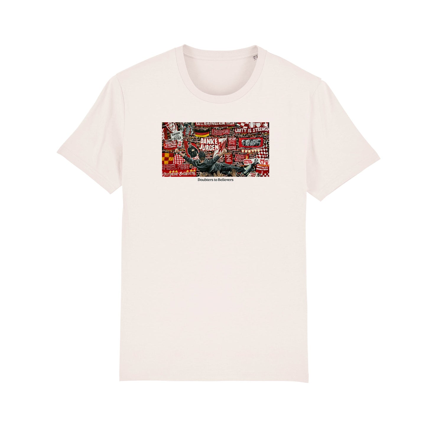 Doubters To Believers Tee by Abigail Rudkin
