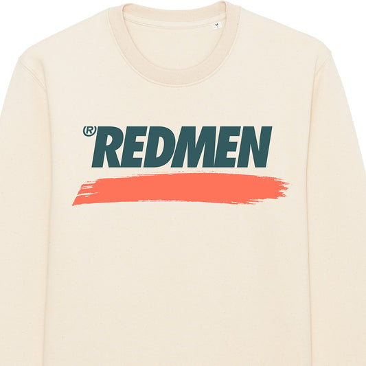 Redmen Brush Stroke Sweatshirt | Ecru Edition