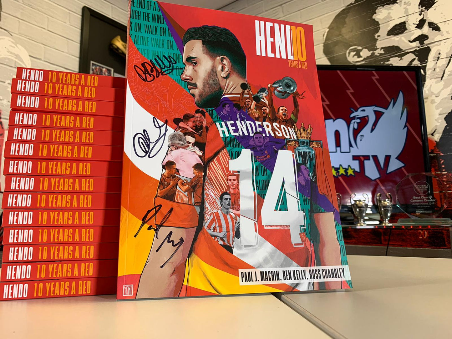 Hendo 10 Years A Red Bookazine AUTHOR SIGNED EDITION