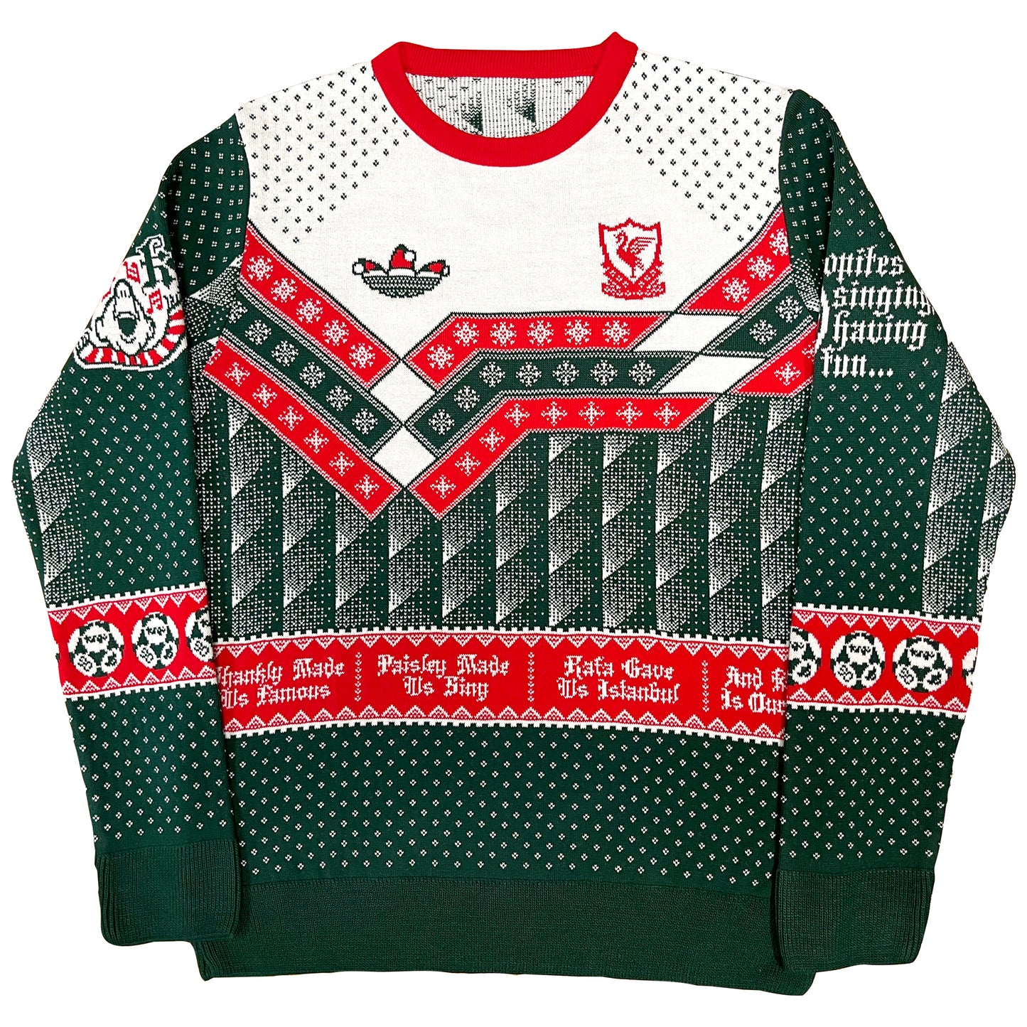 LFC 90s Retro  | Knitted Xmas Jumper