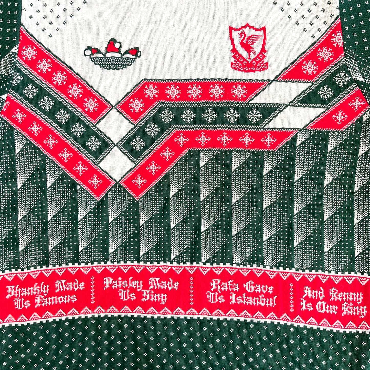 LFC 90s Retro  | Knitted Xmas Jumper