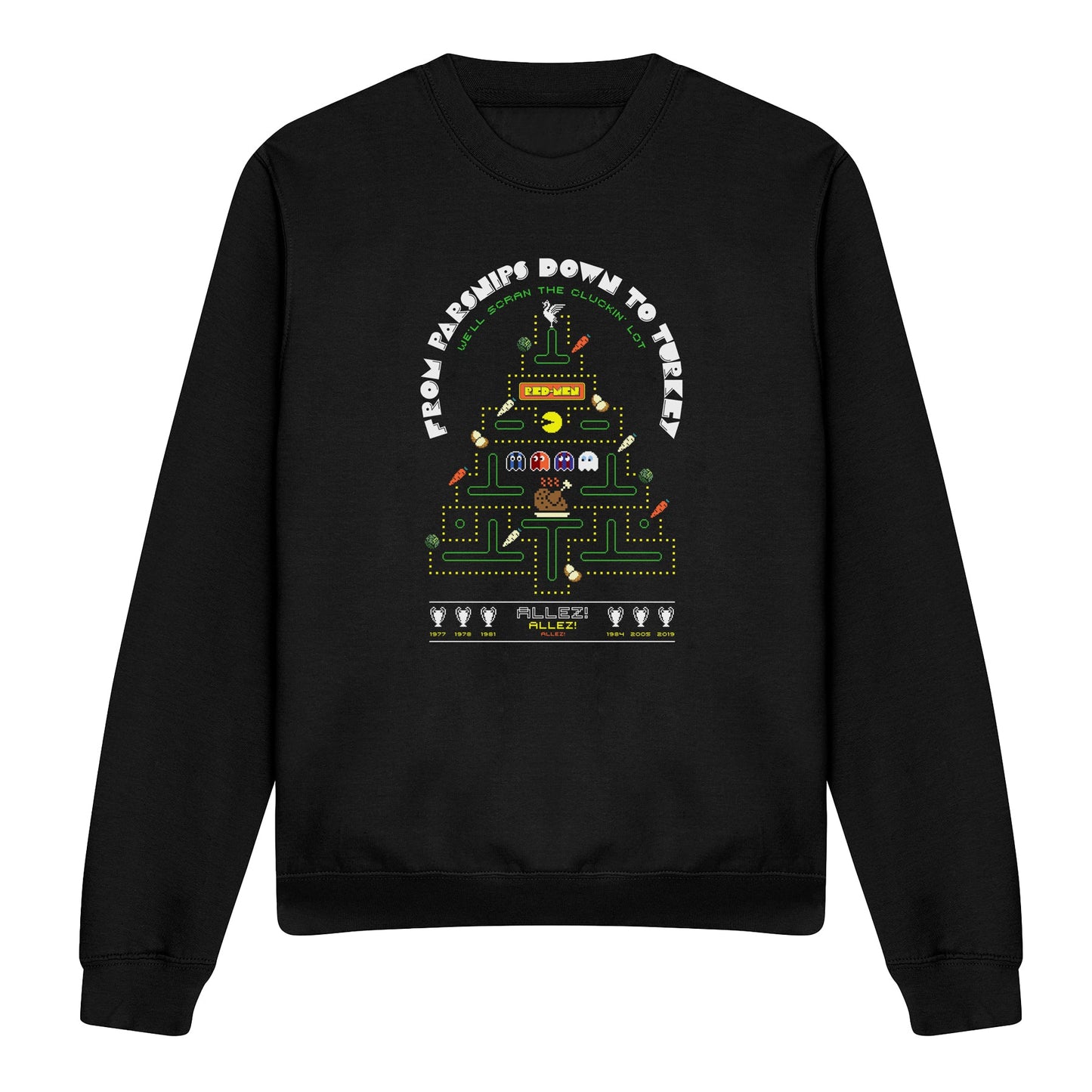 From Parsnips Down To Turkey Xmas Sweatshirt