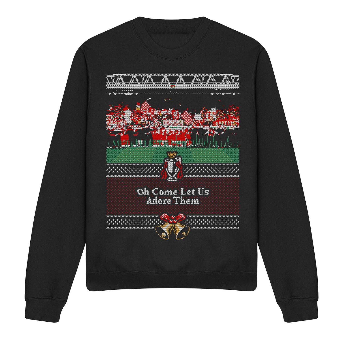 Oh Come Let Us Adore Them Xmas Sweatshirt