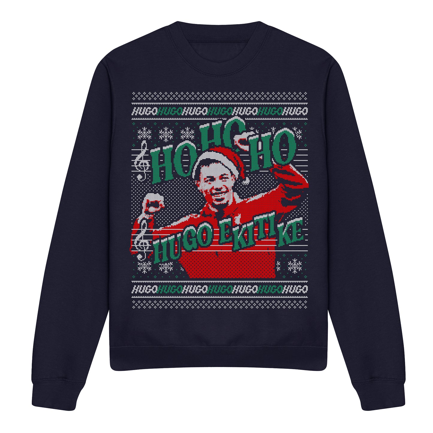 HO-HO-HO Hugo Ekitike Xmas Sweatshirt