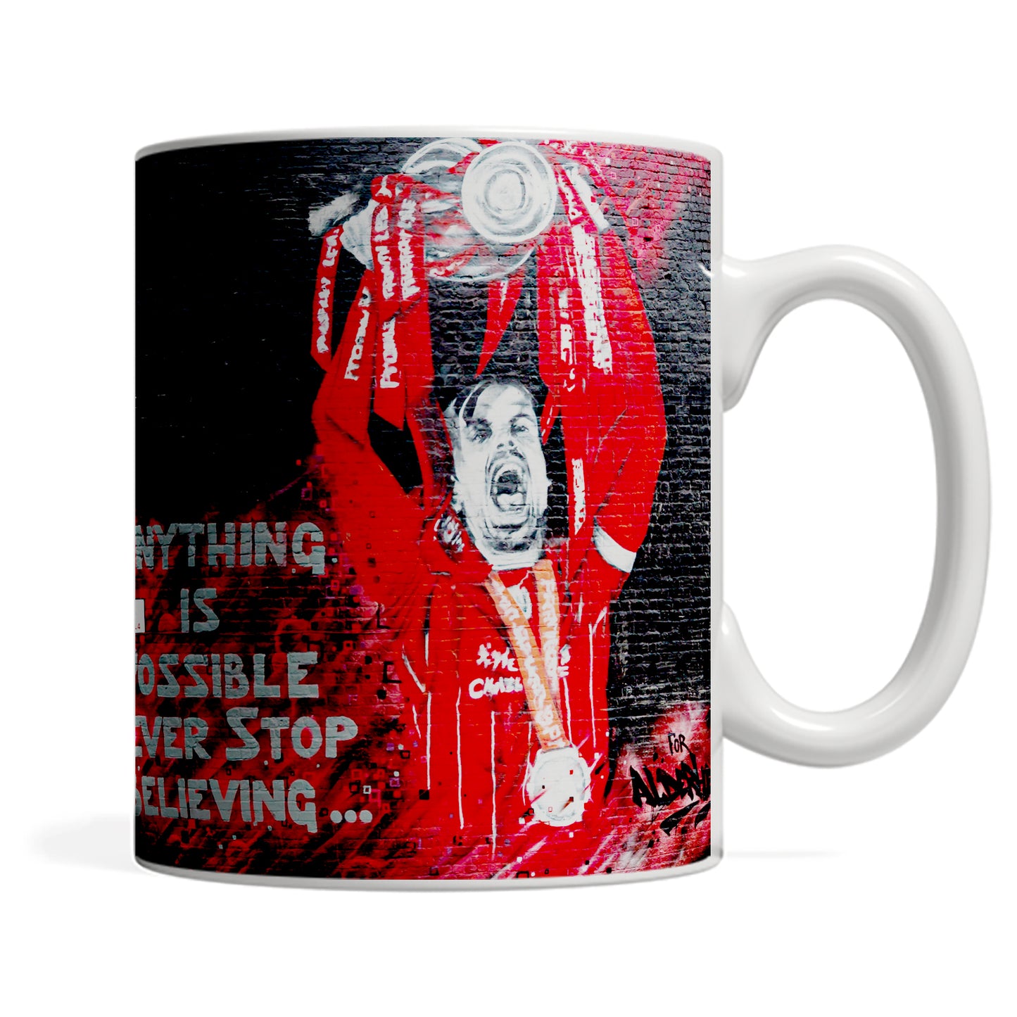 REDMEN TV '10 Years' White mug