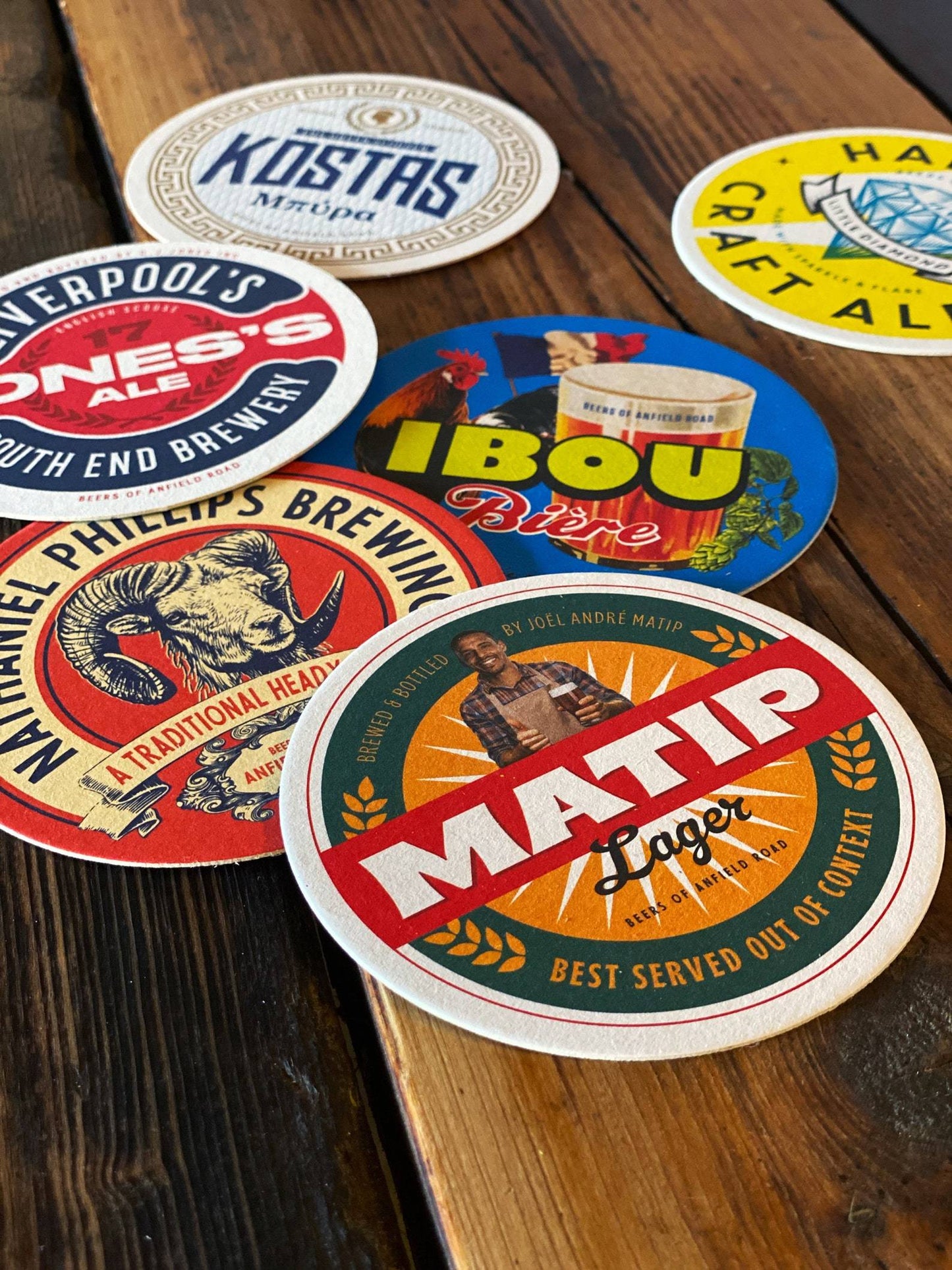 Beers Of Anfield Road 'Third Edition' Beer Mats
