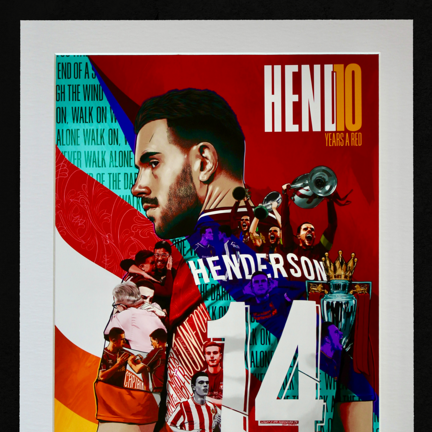 Signed & Framed Hendo 10 Print